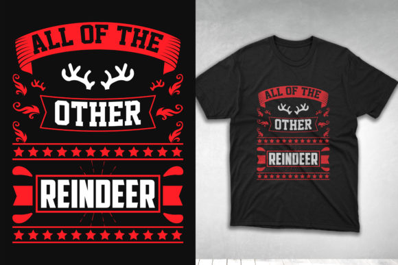 CHRISTMAS T-SHIRT DESIGN OTHER REINDEER
