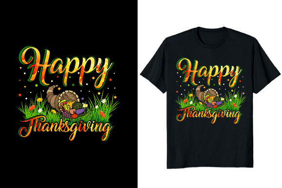 Happy Thanksgiving T-shirt Design
