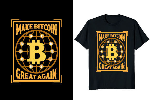 Make Bitcoin Great Again T-shirt Design