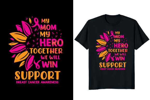 Mom Breast Cancer Awareness T-shirt