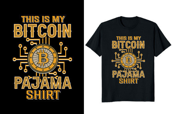 This is My Bitcoin Pajama Shirt Design