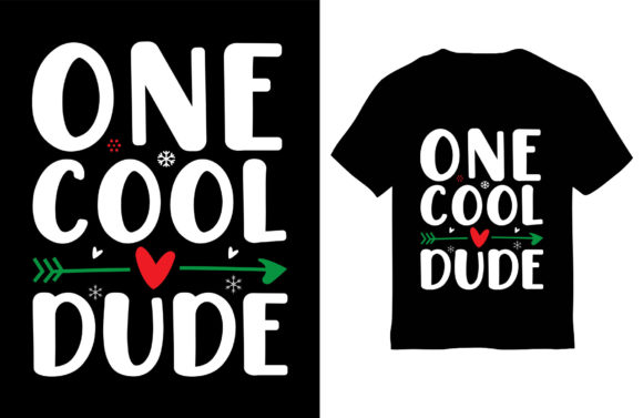Winter T-shirt Design, One Cool Dude